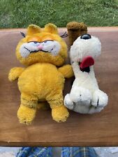 Vintage GARFIELD ODIE Cat Dog  Dakin  Stuffed Animal Plush Toy 1978/1981 Lot picture
