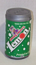 Chuck E Cheese's Lemon Play Plastic Soda Can 2005 Cheese Paper Wrap picture