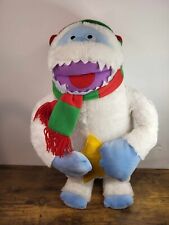 GEMMY PLUSH 23” Bumble  Rudolfs ABOMINALE SNOWMAN CHRISTMAS HAT & SCARF FREE STA picture