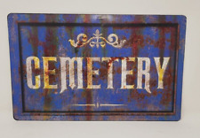 Cemetery Printed Metal Sign Decor  10