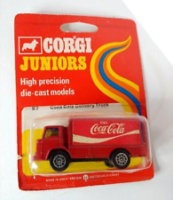 1973 Corgi Juniors Coca Cola Delivery Truck New old Stock On Card picture