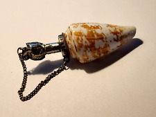 Vintage Novelty Sea Shell Perfume /Snuff Bottle #1573 picture
