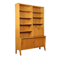Vintage Bookcase from the 1950s Oak Veneered Wood Furnishing picture