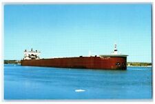 c1960's 1004 Foot M.V. Edgar B. Speer Great Lakes Michigan MI Unposted Postcard picture