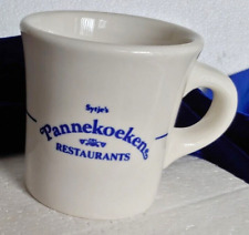 Sytje's Pannekoeken Huis Restaurants Heavy Ceramic Mug White - Vintage picture