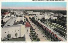 VINTAGE POSTCARD PANAMA CALIFORNIA EXPO 1915 VIEW FROM TOWER OF CALIF BUILDING I picture