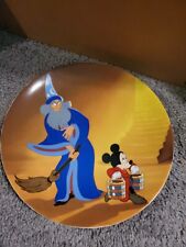 Disney Collector Plate Fantasia Series An Apprentice Again COA picture