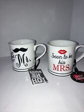 The Mr & Mrs Newlywed Coffee Mug Set Some Like It Hot Celebrate Wedding Shower  picture