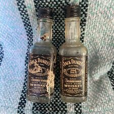 VINTAGE 1968 JACK DANIELS 1/10 PINT OLD NO. 7 BRAND WHISKEY BOTTLE EMPTY picture