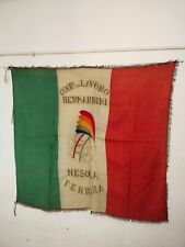 vintage beautiful Italian gorgeous flag or banner wall hanging textile  item963 picture