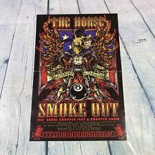 2007 Print Ad/Poster Chopper Show The Horse Smoke Out Cartoon Promo Art Man Cave picture
