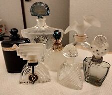 IMPORTANT Vintage scent  collector's Dream crystal Perfume Bottles Lot of 7  picture