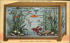Long Beach CA RARE Sharkey's Tropical Fish & Pet Supply aquarium advertising PC picture