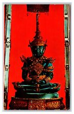 Emerald Buddha Wat Phra Kaew Temple Royal Palace Bangkok Thailand Postcard U10 picture