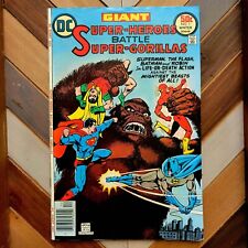 Super Heroes Battle Super Gorillas #1 FN (DC 1976) ONE-SHOT Ernie Chan Cover picture