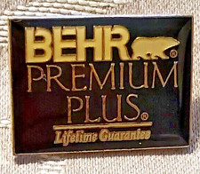Preowned Behr Premium Plus Paint Black Pin / Pinback picture