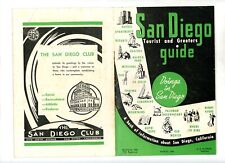 1948 Mar San Diego Tourist & Greeters Guide California Souvenir CA Ad's Santa Fe picture