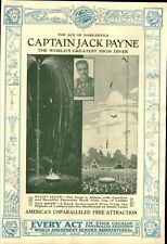1925 PAPER AD Captain Jack Paine Dare Devil High Diver Circus Act 12