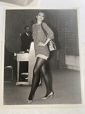 Vintage 8 x 10 BLACK & WHITE PHOTO BRUNETTE HAIR WOMAN #4 picture