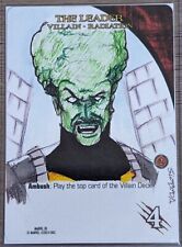 2015 Upper Deck Legendary Marvel 3D Playable Sketch Card The Leader 1/1 picture