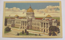 Vintage Postcard ~ PA State Capitol View ~ Harrisburg Pennsylvania picture