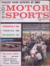 TODAY'S MOTOR SPORTS 9 1962 Indy 500 Trenton 250 Milwaukee 100; Jim Clark &c picture