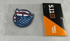 Spartan Patch 5.11 Tactical Hook & Loop Morale Patch Red White Blue  81282   picture