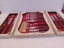 VTG Regent Sheffield Treasure Chest 17 Piece Cutlery Knife Set NEW OLD STOCK picture