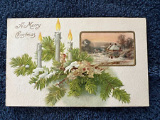 Postcard ~ A Merry Christmas ~ 1908 ~ Mailed with 1 cent Stamp picture
