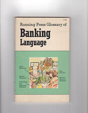 Vintage 1970s running Press Glossary of BANKING LANGUAGE picture