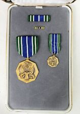 Vintage U.S. ARMY Military Achevement Medal Set - 4 Piece in Box picture