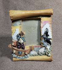 Vtg.Standing 3D Noahs Ark on Scroll 7.5x6in. Photo 3.5x5in. picture