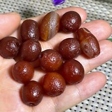 12pcs Rare natural try on National Red Agate original stone specimen 46g m3097 picture