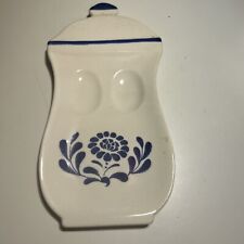 Country Heritage Two Spoon Rest Japan Blue/white Ceramic Vintage Floral picture