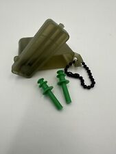 Military Issue Ear Plugs with Case & Chain - Army & Marine Corps Ear Protection picture