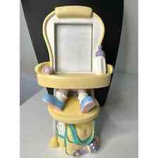 Rare Vintage Baby In High Chair 3-D picture frame. Super Cute picture