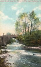 Postcard NY near Rochester Allens Creek along the RS & ERR Vintage PC J6209 picture