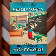 MARCH OF COMICS #74 VF- (1951 K.K./Western) #74 MICKEY MOUSE Cover picture
