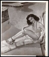 Hollywood Beauty Gorgeous Pin-Up CHEESECAKE SWIMSUIT Debra Paget 1950s Photo 372 picture
