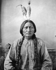 Native American Indian CHIEF SITTING BULL 8x10 Photo Sioux Print Glossy Poster picture