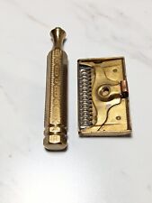 Antique Early 1900s PATENT APPLIED FOR Ever-Ready Single Edge Safety Razor Brass picture