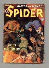 Spider Pulp Aug 1935 Vol. 6 #3 GD picture