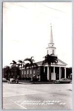 RPPC 1st Baptist Church First Titusville Fla Florida Vintage PostCard  - C5 picture