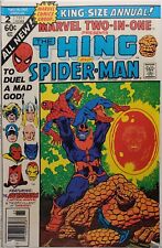 Marvel Two In One Annual #2 (1977) 1st Master Order Spider-Man, Death of Thanos picture