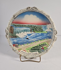 Vintage Niagara Falls Canada 3D souvenir plate 9