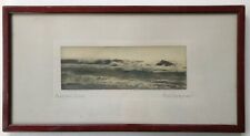 Fred Thompson Signed Framed GLORIOUS OCEAN Hand Tinted Photo Vintage picture