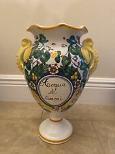 Italian Ceramic Vintage Vase Acqua di limoni picture