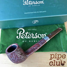 Peterson Irish Harp Sandblasted Canadian (264) Fishtail Pipe Sterling Band - New picture
