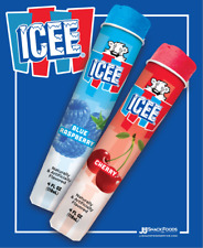 Icee Squeeze Tube Blue and Red (Reproduction), Ice Cream Turck Sticker 5