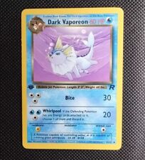 1st Edition Dark Vaporeon 45/82 Team Rocket WOTC 1999 -2000 Rare Pokemon Card  picture